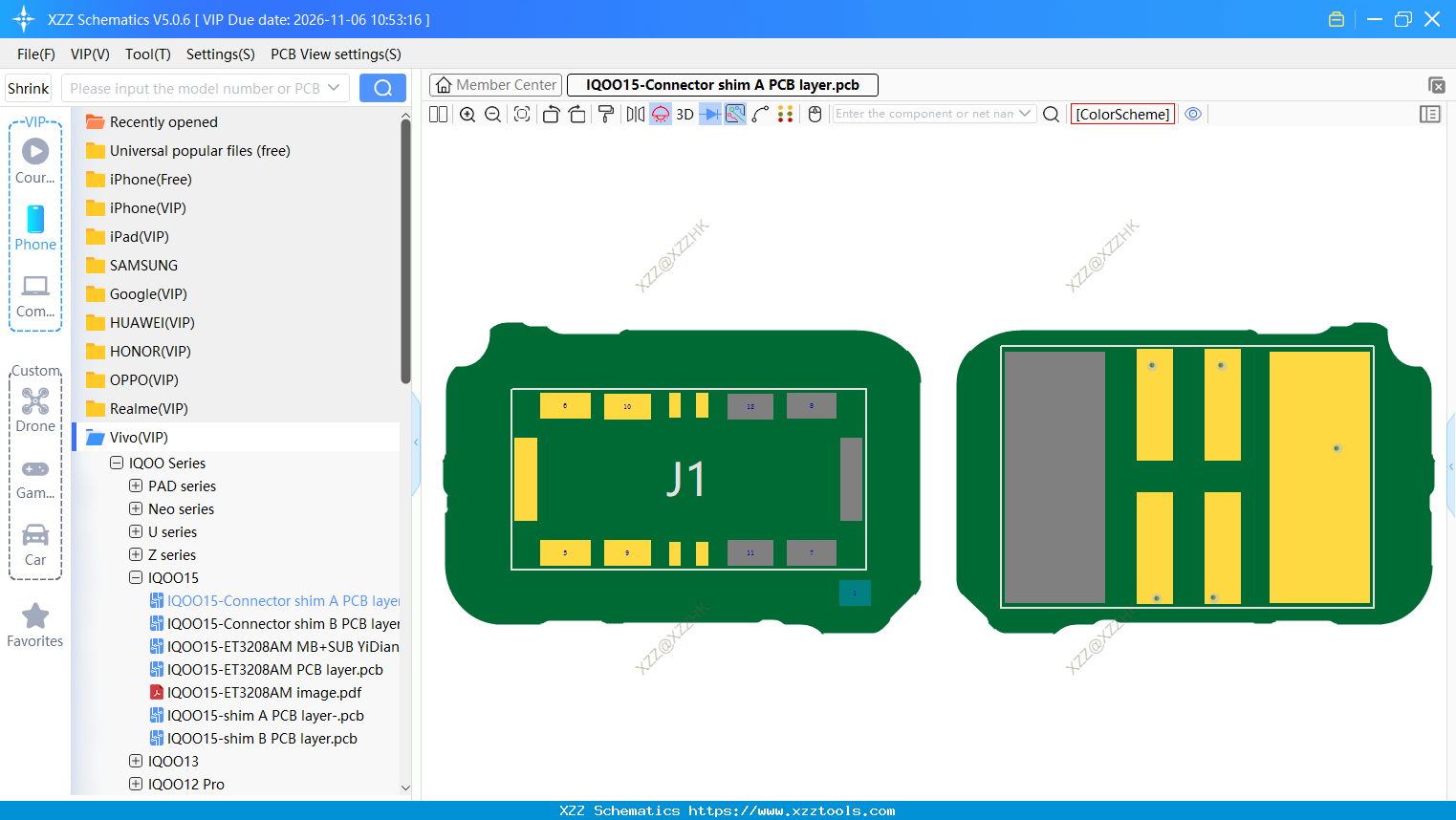 IQOO15-Connector Shim A PCB Layer